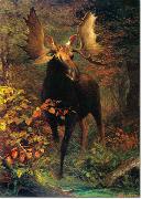 Albert Bierstadt In the Forest USA oil painting artist